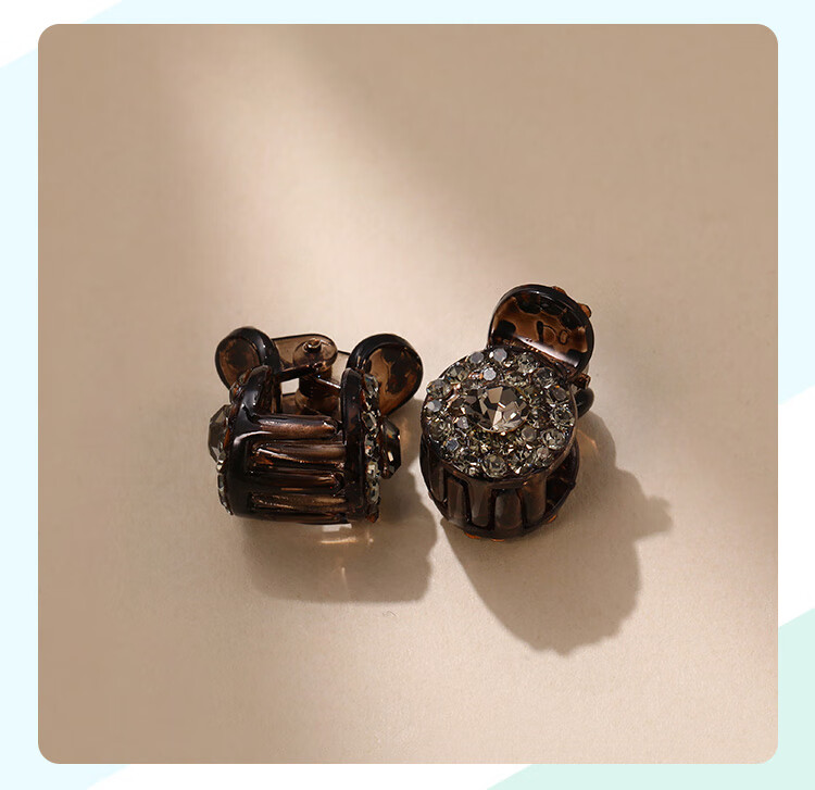 CHIMERA 2-Piece Mini Bang Hair Claw Front Fringe Princess Small Hair Clip Hair Accessories for Women Birthday Gift 5