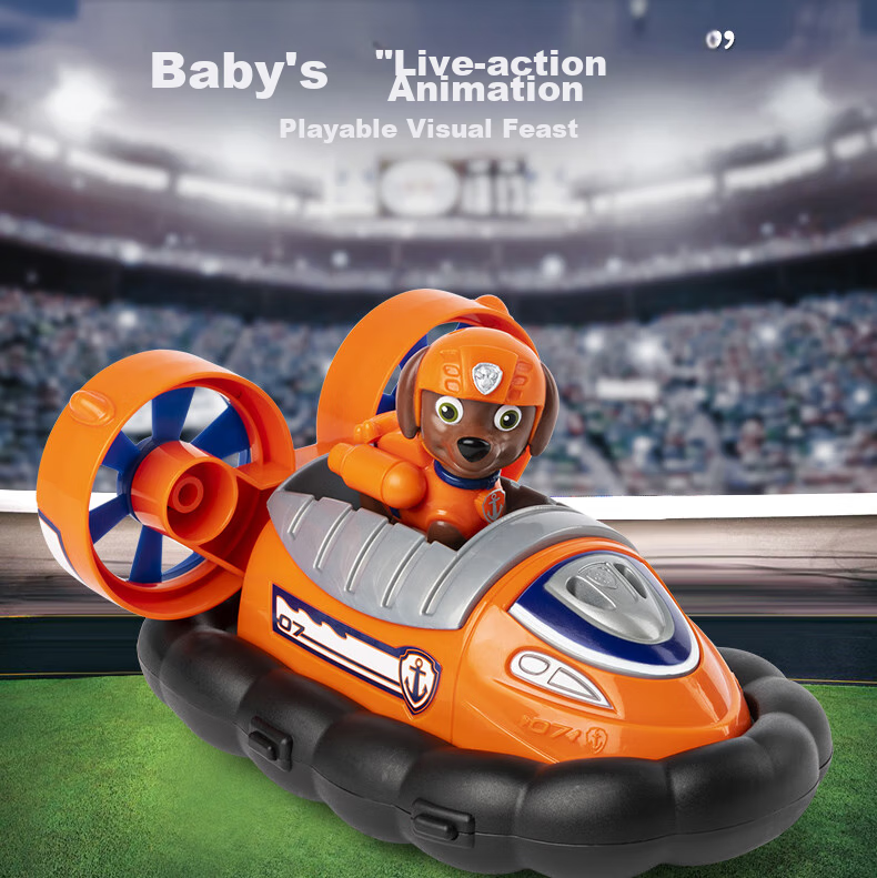 PAW PATROL Official Toy Car Patrol Vehicle for Boys And Girls, Toy Boat, Birthday Gift for Children Ages 3-6 3