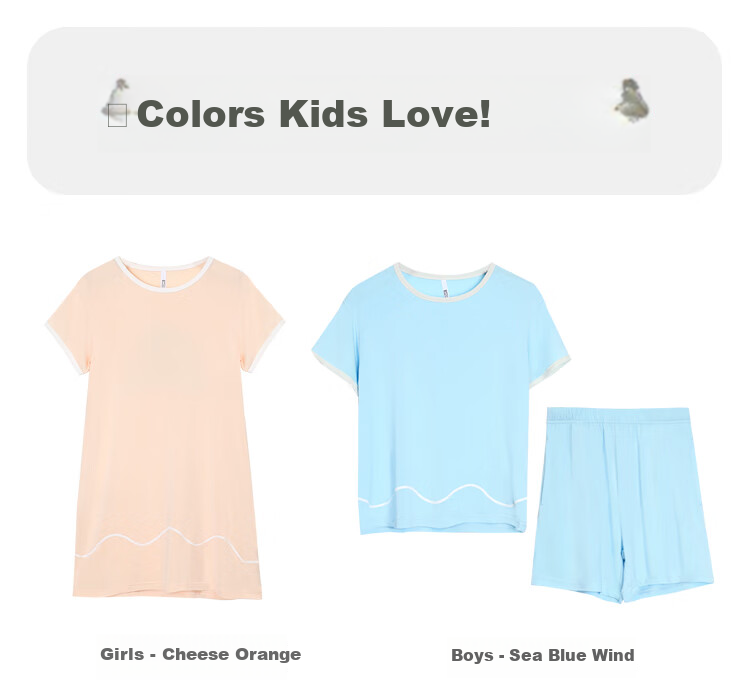 Hodohome Children's Pajamas, Girls' Class A 40 Modal Lightweight Cool Sleep Dress, Girls' Round Neck Dress 001, Size 120 3