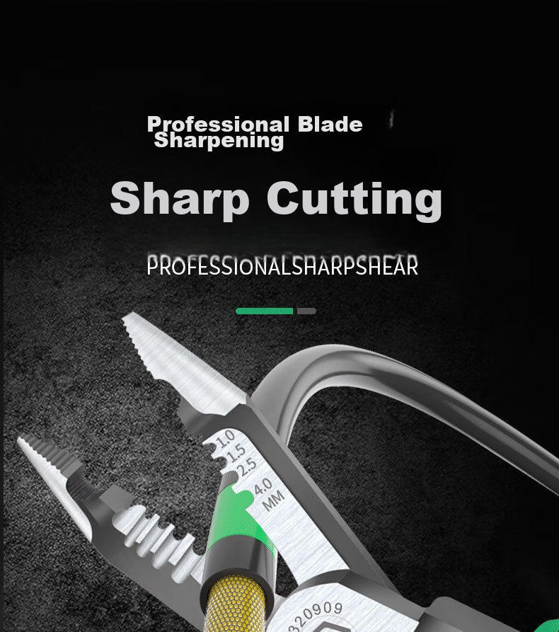 LAOA Lao A Needle-Nose Wire Stripper, Multifunctional Wire Cutter, Wire Stripping Tool, Terminal Crimping Pliers, LA320919 4