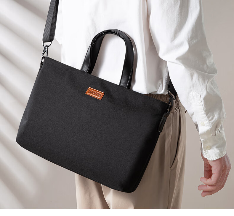 WOMT Briefcase Laptop Bag, 14-Inch Business Travel Document Bag, Suitable for Men And Women, Compatible with Apple And Huawei 2