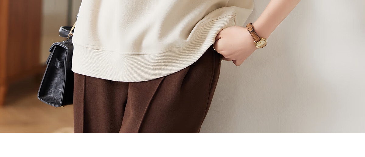 PinCai Elegant Floral Print Crewneck Sweatshirt Casual Versatile Outerwear P143W1008 42