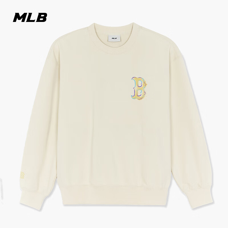 MLB Unisex Crew Neck Long Sleeve Sweatshirt Casual Loose Fit 2025 Autumn New 3AMTB3254-43CRS-M