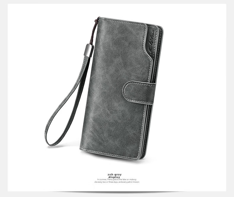 MashaLanti Men's Wallet, Long Style, Large Capacity, Leather Billfold, Handheld Multi-Card Slots, Coin Purse, All-In Design, Father's Day Gift 21