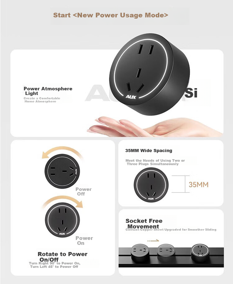 AUX Smart Remote Control Switch, No Wiring Required, Wireless Dual Control, Wall-Penetrating Control, Receiver + Adhesive Backing, Gray, Home Electric Light Controller 1