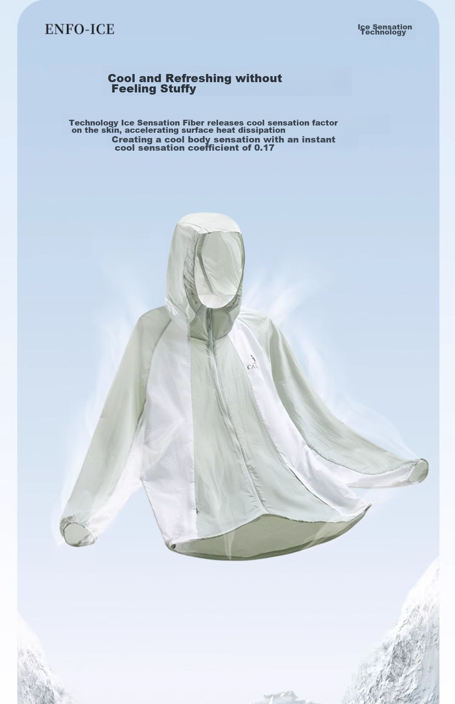 CAMEL Outdoor UPF50 Sun Protection Jacket Cooling Unisex Water-Repellent Coat A34BA68087 9