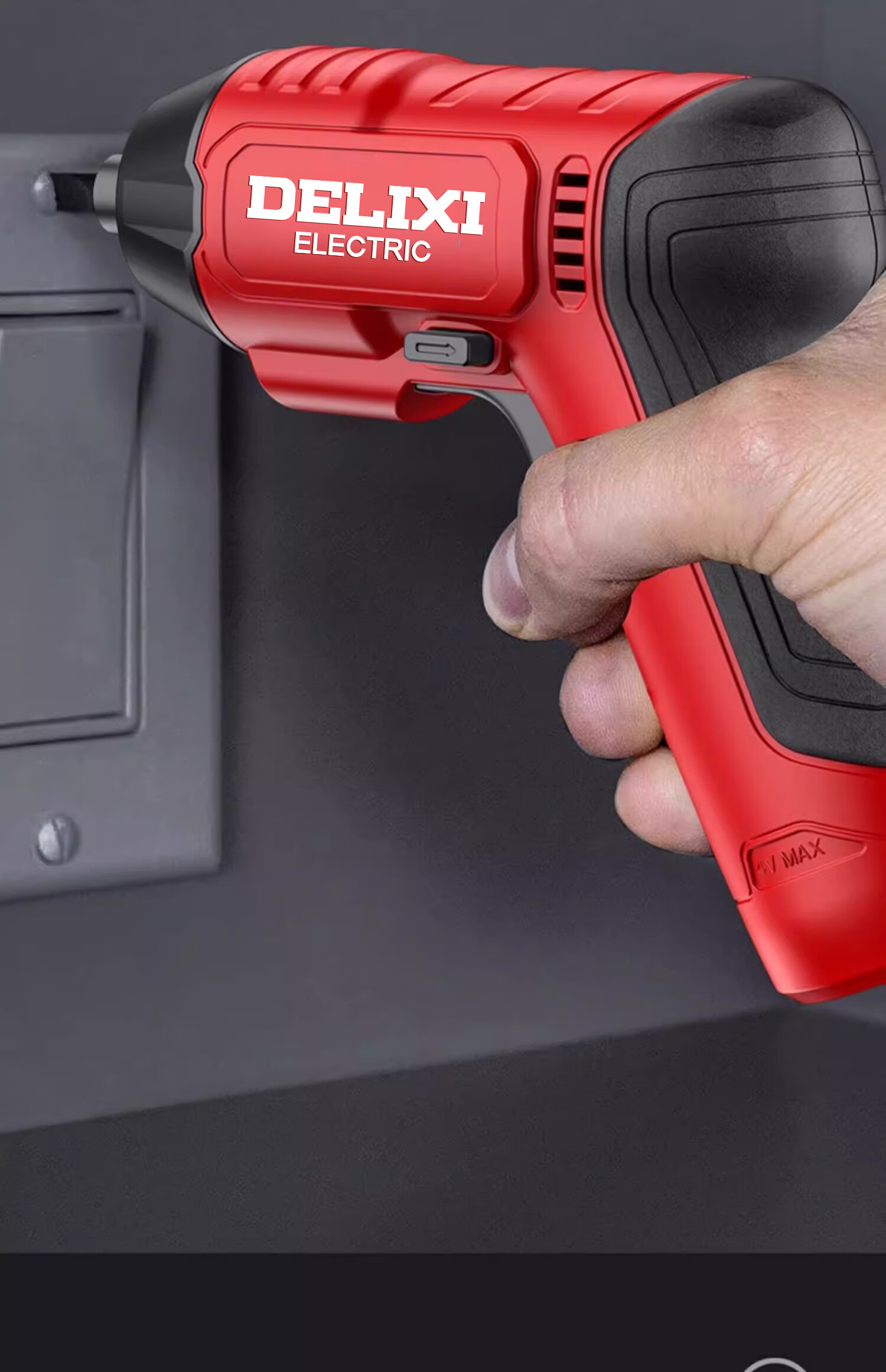 DELIXI ELECTRIC Cordless Electric Screwdriver Small Household Set Strong Magnetic Multi-Function Electric Screwdriver 13