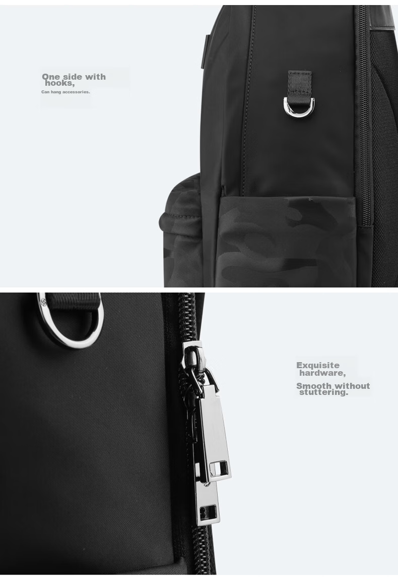 Xinxiuli Camouflage Backpack Laptop Bag 14-Inch Large Capacity Casual Outdoor Leather Backpack for Men And Women NV2*001 13