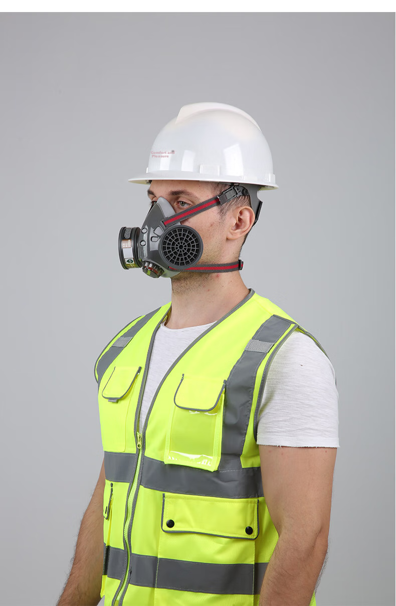 Anshuangli 308 Gas Mask Dust Mask Filter Cotton, 20 Pieces Gas And Dust Protection Accessories: 20 Individual Filter Pads 8