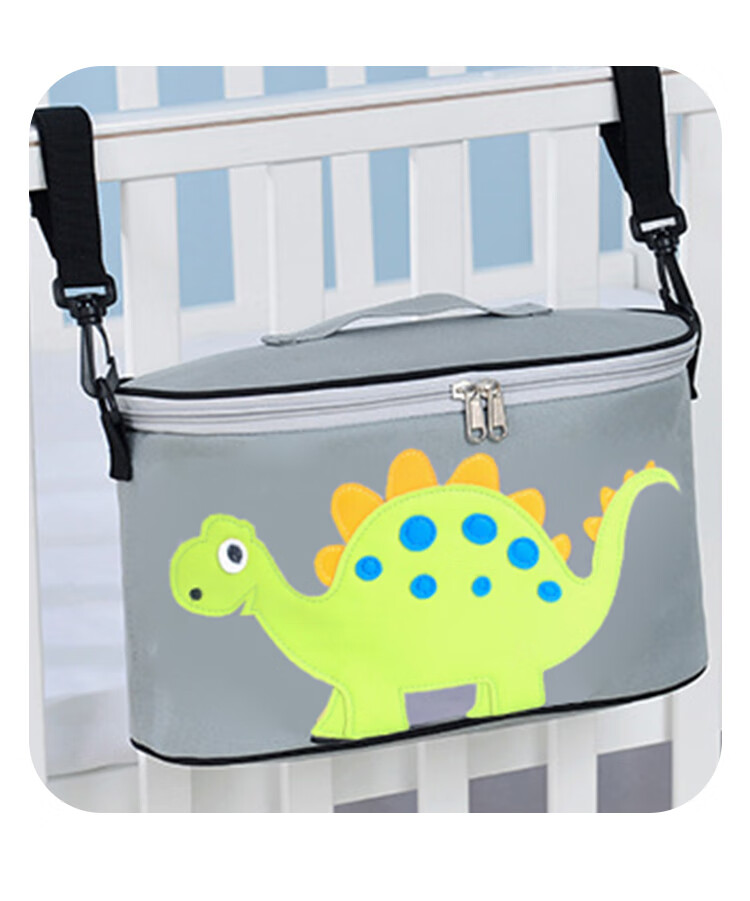 9I9 Baby Stroller Organizer Bag, Diaper Storage Bag, Large Capacity, Carrying Pouch for Infant Car Seats, Handheld Bag A31 10
