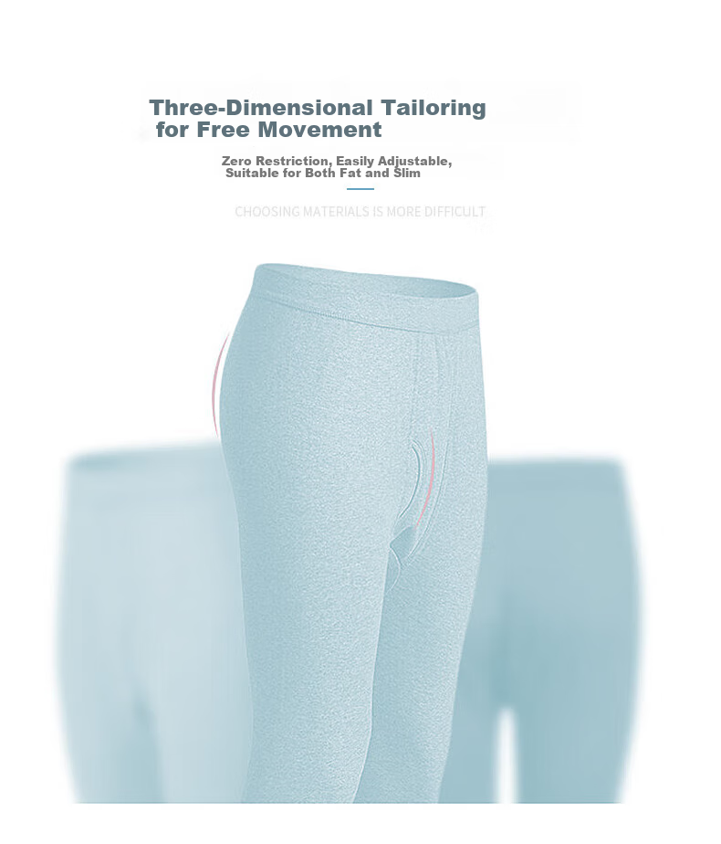 Hengyuanxiang Children's Autumn Long Johns, Boys' Thermal Underwear, Thin Cotton Style, Single Piece Autumn Pants, for Older Children, All-Cotton Thermal Base Layer, Cotton Thermal Pants 5