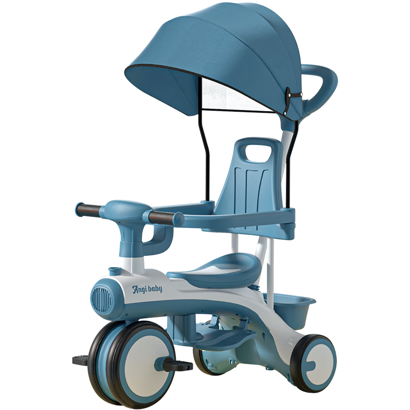 ANGI BABY Children's Tricycle Balance Bike for Ages 1-6, Stroller Essential, Multifunctional Lightweight Pushchair, Baby Gift