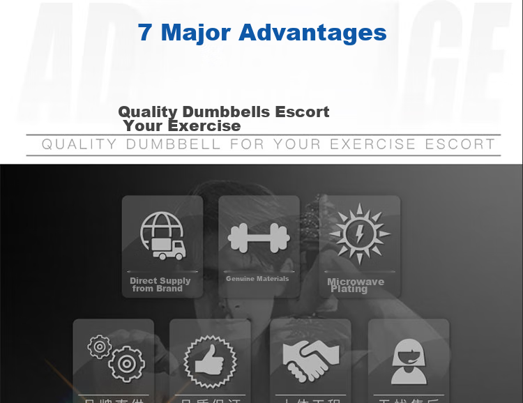 Chengyue Dumbbell And Barbell Set, 15kg Electroplated, Adjustable And Detachable Fitness Equipment for Men And Women, CY-166 Model 6