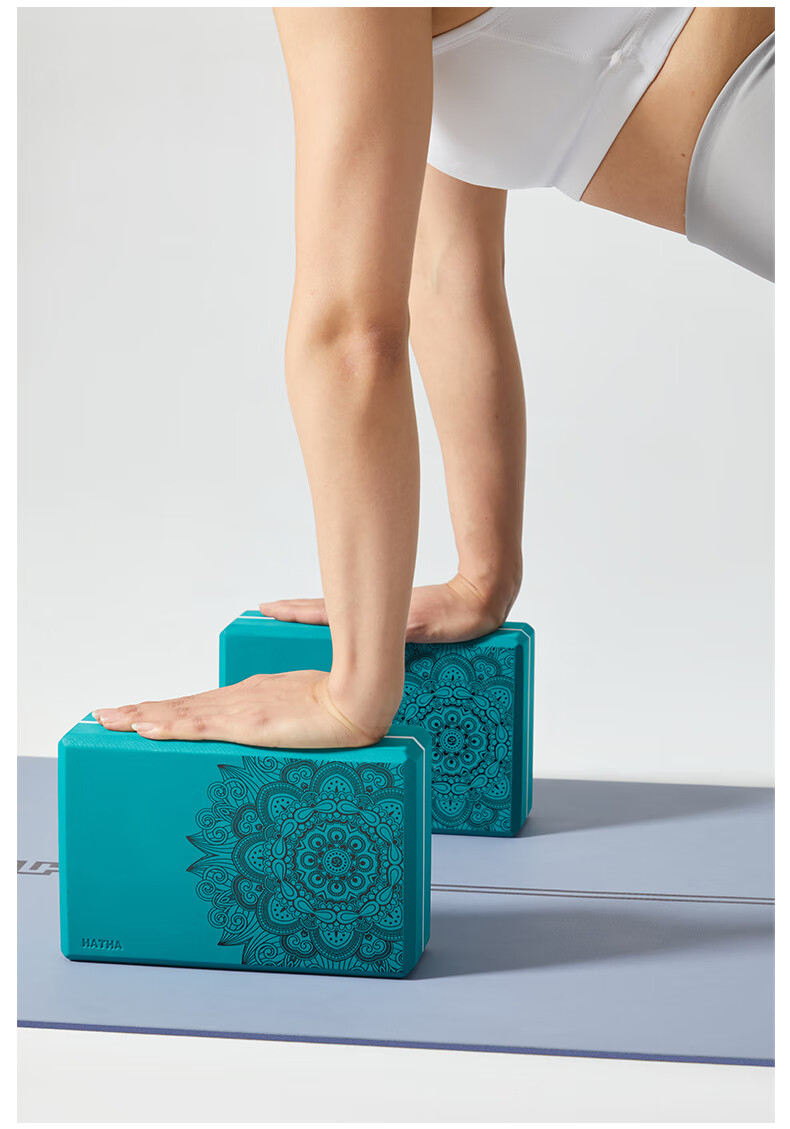 Hata Yoga Brick, Professional High-Density Children's Dance Brick, Textured Non-Slip Foam Block, Specialized Practice Brick for Yoga Studios 15