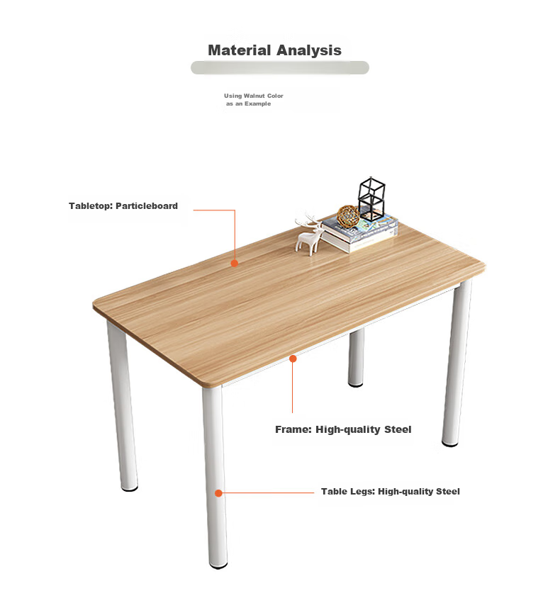 Shidaijiaju Thickened Computer Desk, Simple Writing Desk, Modern Office Desk, Bedroom Student Home Study Table 17
