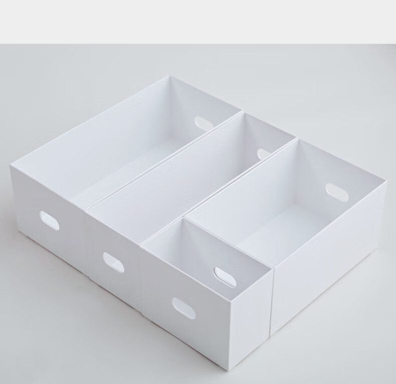 Jicang Right-Angled Storage Box, Kitchen Desktop Organizer Basket, Cabinet Organizer, Drawer Divider, Snack Storage Box, M Size, Two-Pack 10