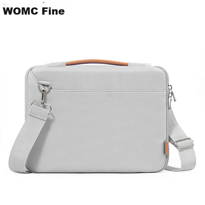WOMT Laptop Bag for 13/14 Inch Laptops, Compatible with Apple MacBook, Huawei Matebook 14s, Lenovo Xiaoxin, ASUS, Dell, Microsoft, with Handheld Strap And Protective Sleeve
