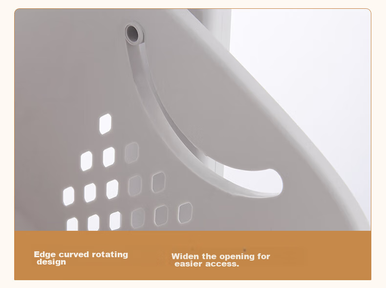JEKO&JEKO Household Laundry Hamper, Dirty Clothes Basket, Bathroom Storage Organizer, Laundry Sorting Bin, Two-Tier 15