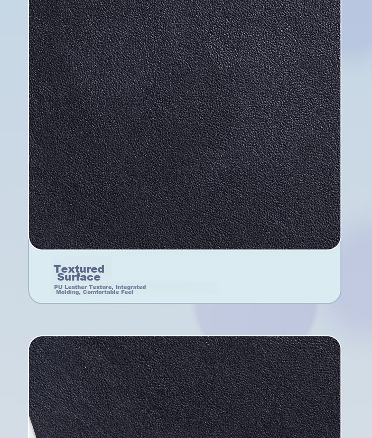 Deli 250*200mm Wear-Resistant PU Leather Mouse Pad, Suitable for Office And Gaming, Office Supplies, Black 83009 12