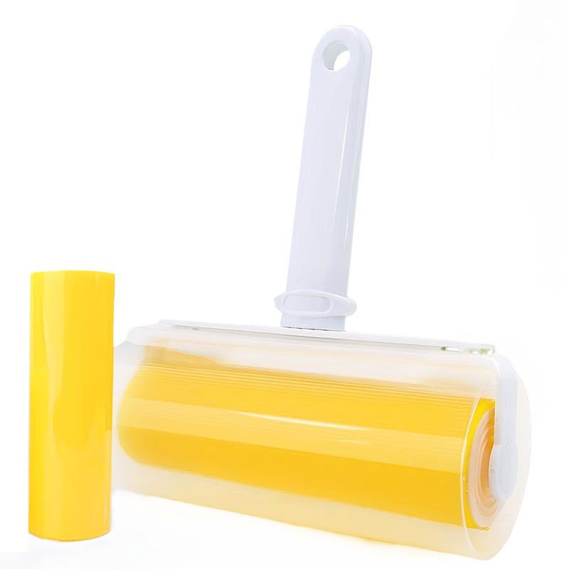 CHUSHE Lint Roller 16cm + 1 Replaceable Roller, Washable Brush, Pet Hair Remover Tool, Powerful Lint Removal Device