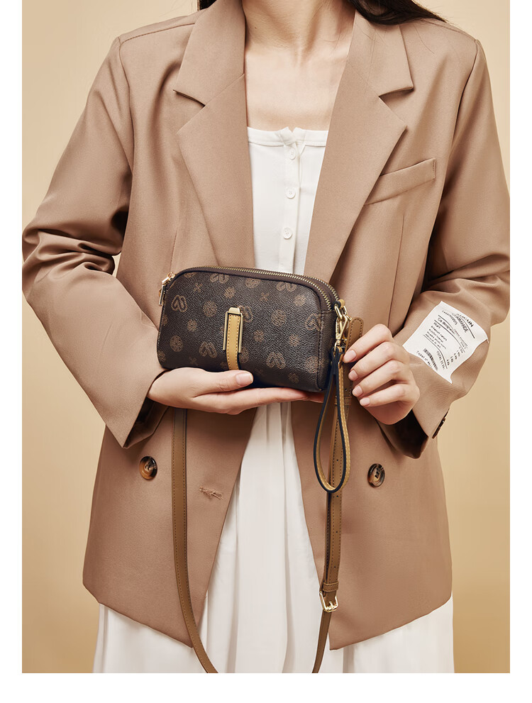 Laorentou Ladies Handbag, Large Capacity, Monogram Shoulder Bag, Crossbody Bag, Phone Pouch, Small Purse, Valentine's Day Gift 12