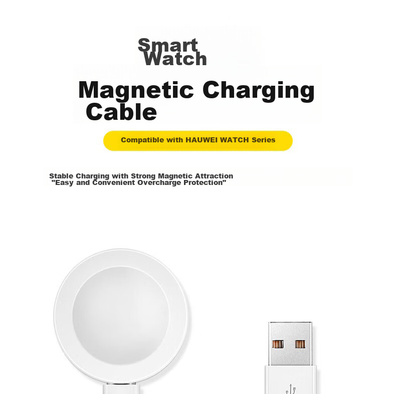 Watchbond Compatible Charging Cable And Charger for Huawei Watch GT6, Suitable for GT5/5pro/4/3/2/buds/watch4/3/2pro/Runner/cyber, Magnetic Fast Charging Dock 1