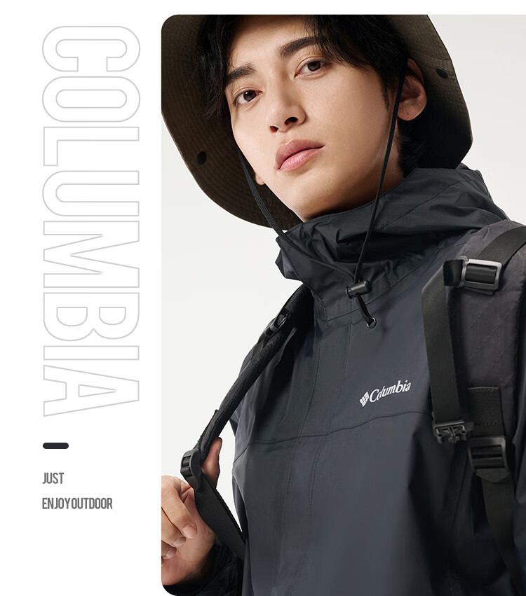Columbia Men's Single-Layer Spring Summer Outdoor Waterproof Windproof Casual Jacket RE2433 479 9