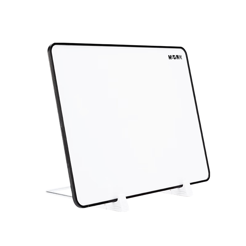 M&G Desktop Handheld Erasable Whiteboard, Single-Sided Writing Board, Magnetic Children's Home Teaching Blackboard, Memo Pad, Reminder Board, 40*30cm, ADB983CT