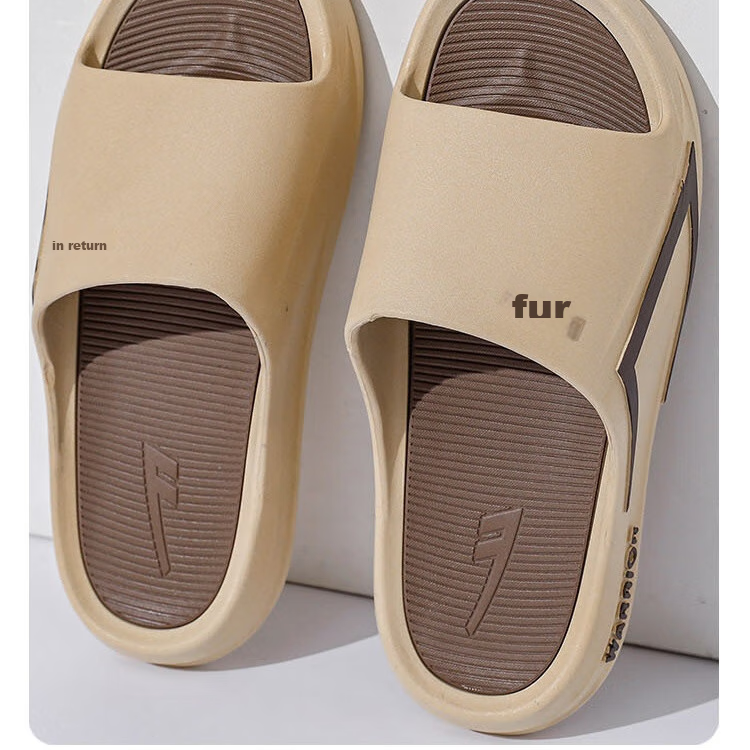Huili Slippers, Comfortable for Stepping on Poop, Sports Bathroom Indoor Outdoor Wear, Non-Slip Sandals for Men, HL3980 Black And Gray, Size 46-47 30