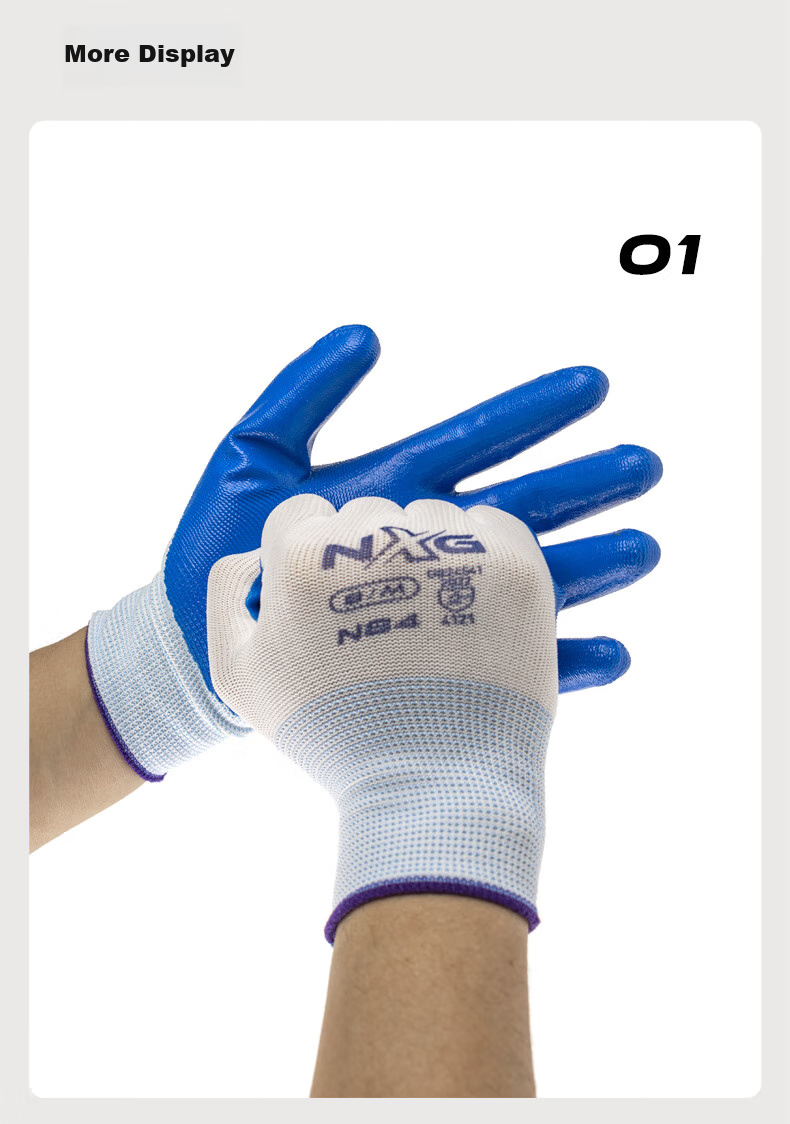 NXG Winter Cold-Resistant Waterproof Work Gloves, Wear-Resistant Non-Slip Warm Gloves, Anti-Freeze Fleece-Lined for Winter Work And Cold Storage X17 9