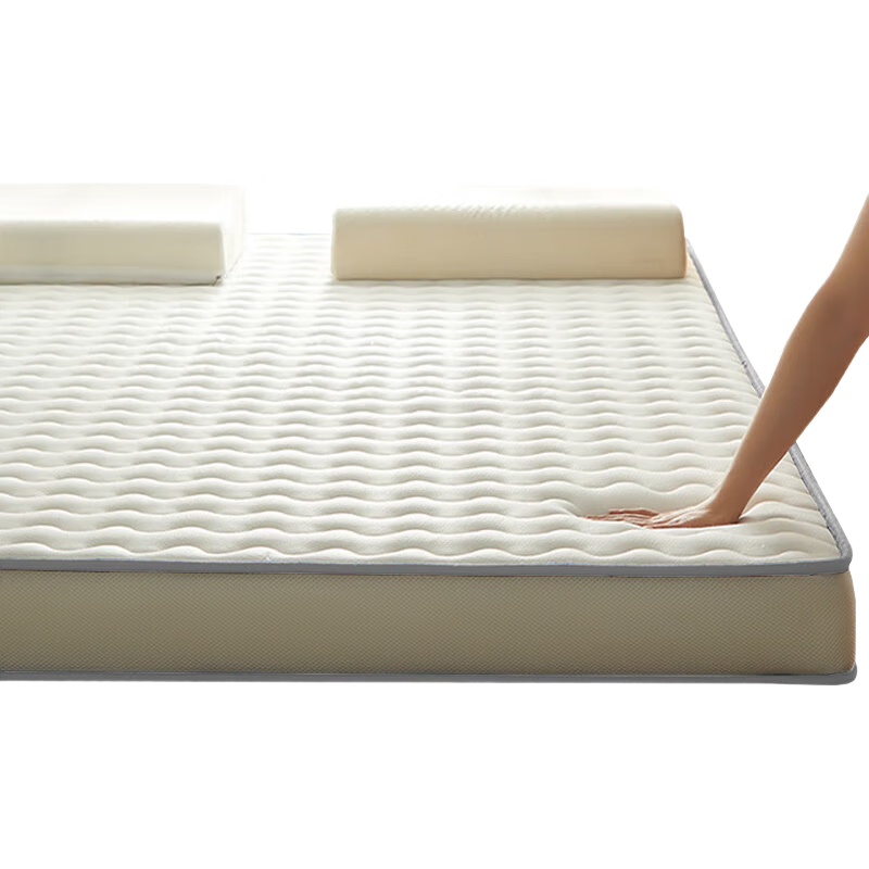 Hengyuanxiang Class A Latex Mattress, 1.5m X 2m Tatami Mat, Thickened 6cm High-Elastic Bed Pad, Foldable