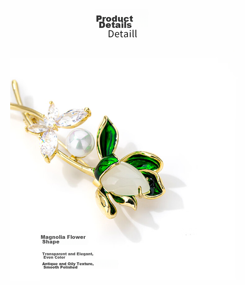 Qlady Orchid Brooch, High-End Women's Elegant Corsage, Anti-Exposure Pin, Scarf Buckle, Suit Accessory, Birthday And Mid-Autumn Festival Gift 7