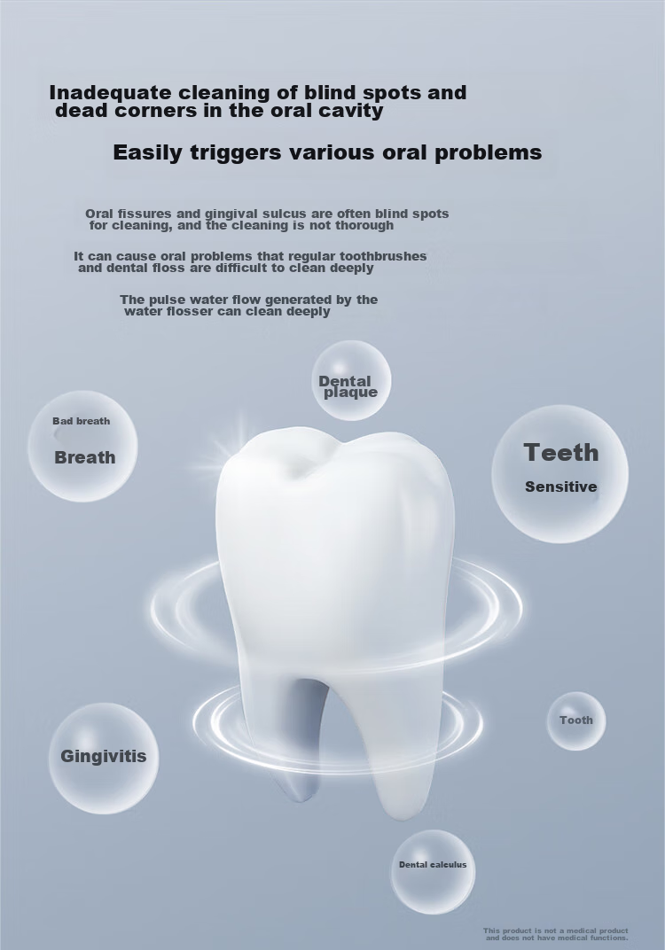 Hongmengzhixuan Liboide Smart Oral Irrigator for Adults, Water Flosser for Teeth Orthodontics, 200ML Water Tank, Birthday Gift for Boyfriend Or Girlfriend, Wedding Present 2