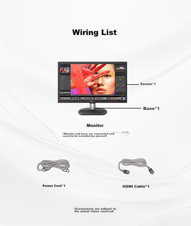 PHILIPS 19.5-Inch High-Definition Monitor TUV Low Blue Light Eye Protection No Flicker VGA+HDMI Wall-Mountable Office Computer Display Screen 201S8LHSB2 13