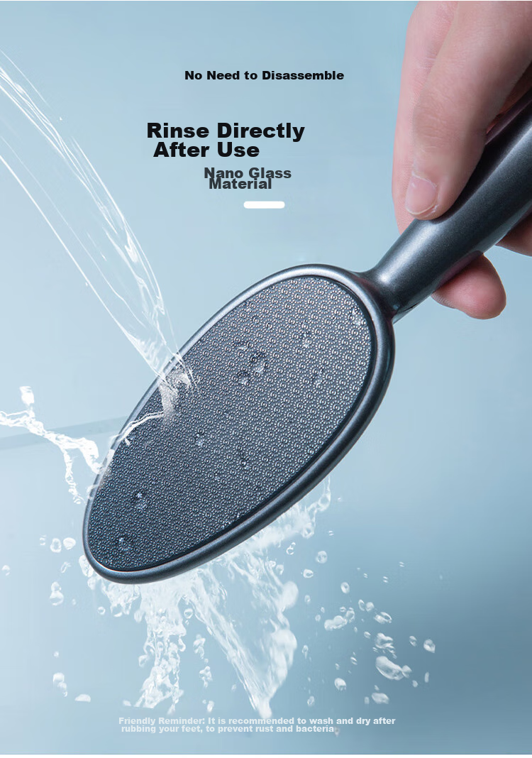 Baoshi Foot File for Removing Dead Skin And Calluses, ABS Diamond Sand, Washable, Heel Scraper, Foot Pumice Stone 4