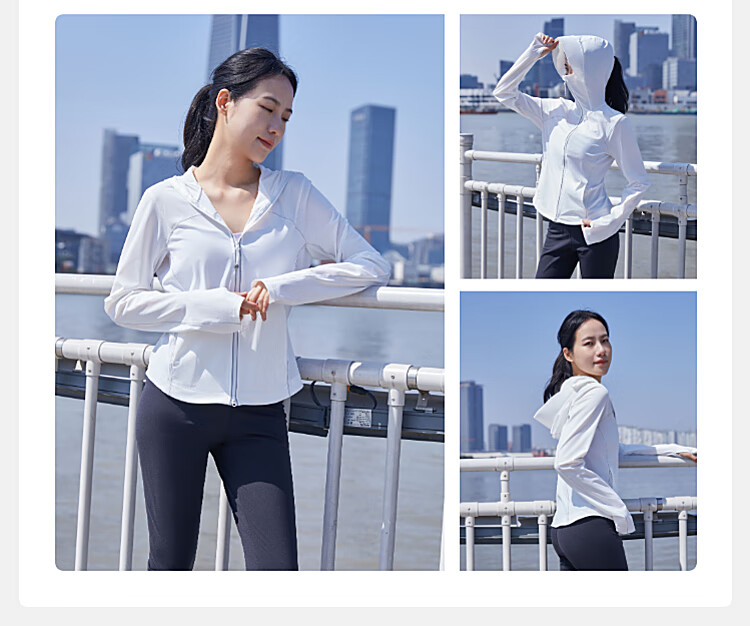 BOSIDENG Clothing, Five-Fold Summer National Standard Sun Protection Garment, Ice Silk Original Yarn UPF100+, Outdoor Hooded UV-Resistant Slim Fit 3