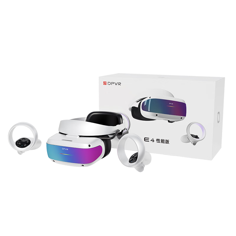 DPVR E4 Performance Edition, PCVR Headset, Smart Glasses, Compatible with Thousands of Steam Games, Alternative to Vision Pro, 3D Viewing, Play Black Myth: Wukong, Not A Standalone AR Device
