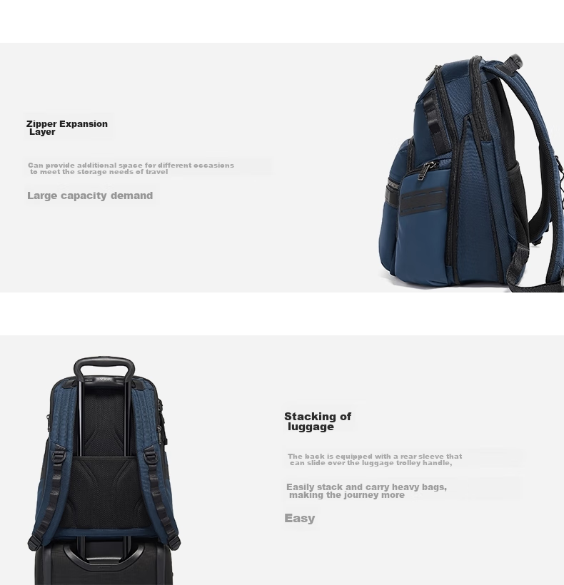 TUMI ALPHA BRAVO Men's Backpack, Stylish Commuter, Ballistic Nylon, Durable Large Capacity Laptop Bag 10