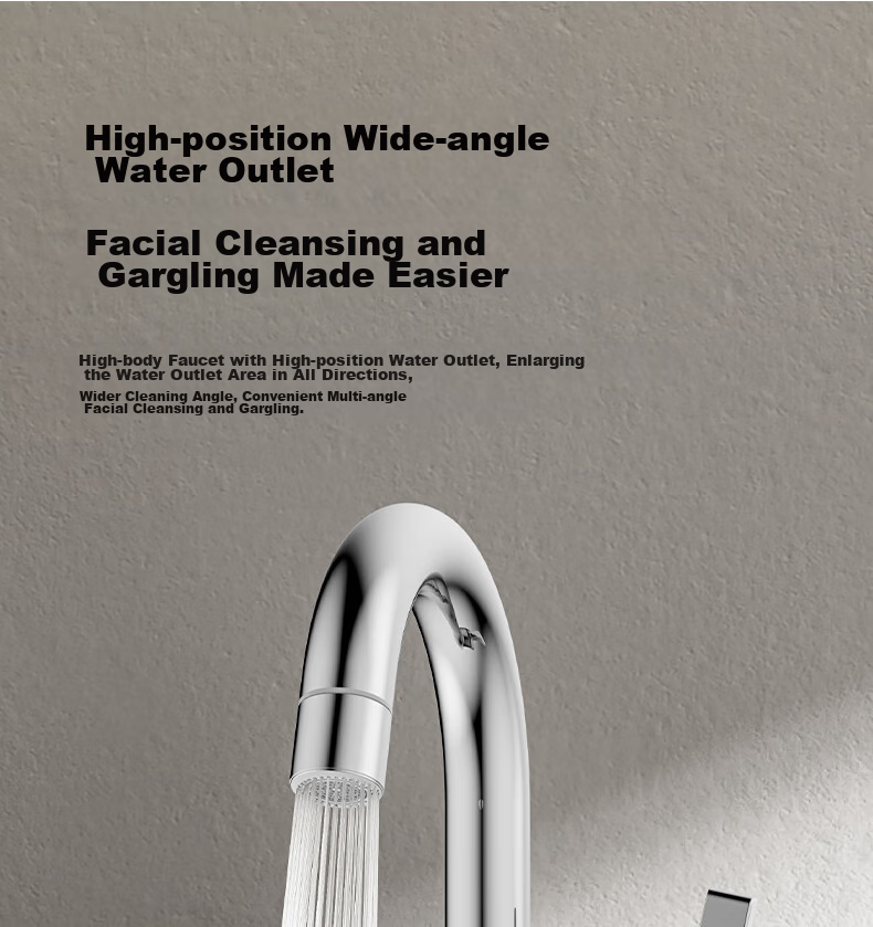 JOMOO Basin Faucet, Washbasin Cold And Hot Dual Control, Rotatable Sink, Bathroom Cabinet Faucet 32686 13