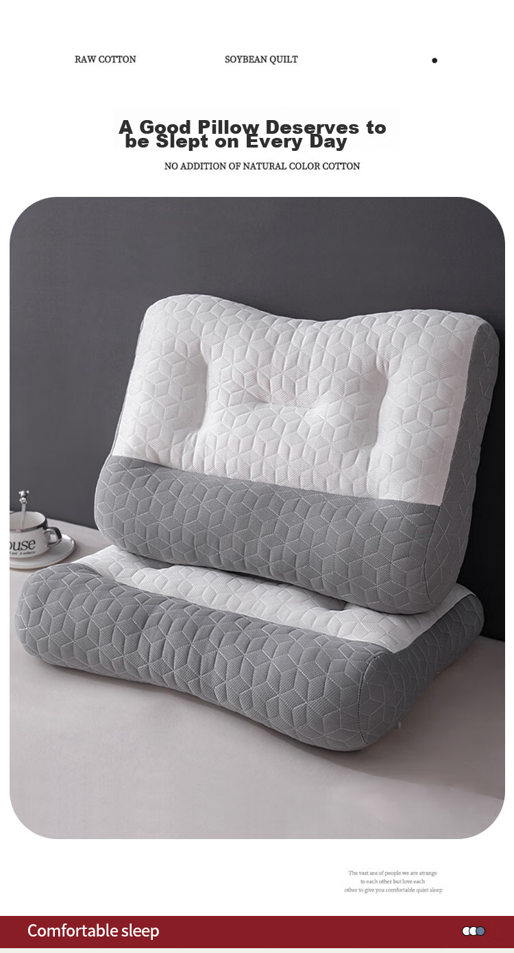 Wuyingongfang Mu Yin Liangpin Textile Subsidiary Latex Cervical Pillow Core Neck Support Pillow Deep Sleep Adult Sleeping Specific 3