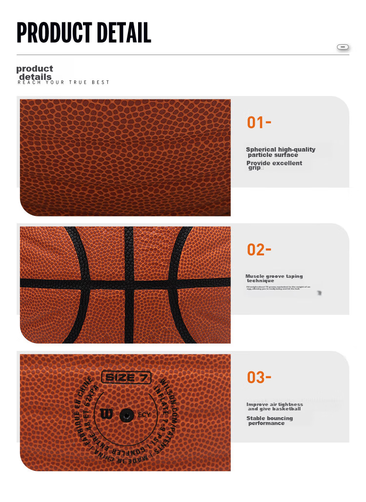 Wilson Wave League Official Game Ball, Wave Technology Control PU, Adult Indoor And Outdoor Universal Size 7 Basketball 5