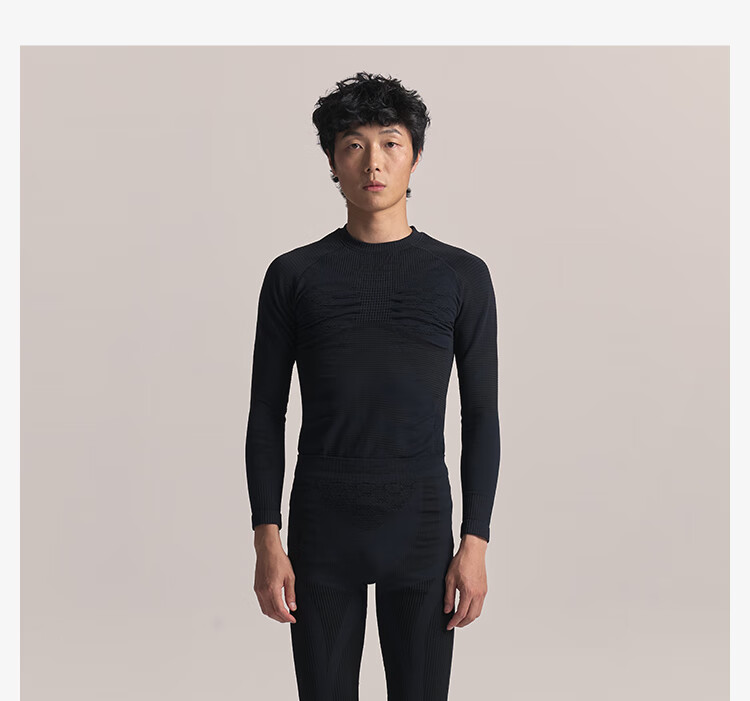 JD Jingzao Polypropylene Compression Quick-Dry Suit Men's Outdoor Sports Ski Running Thermal Underwear Black XL 9