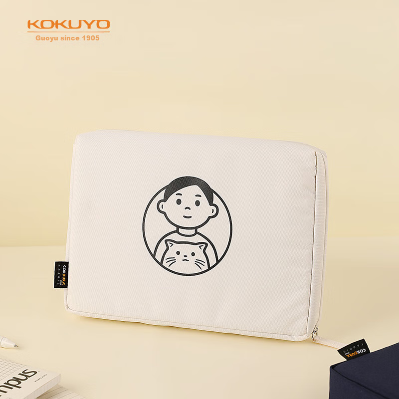 KOKUYO Noritake Collaboration Inner Bag, IPad Storage Case, Suitable for 11-Inch Apple Tablet, Tutoring Bag, White, 1 Piece, WSG-BB2X01W