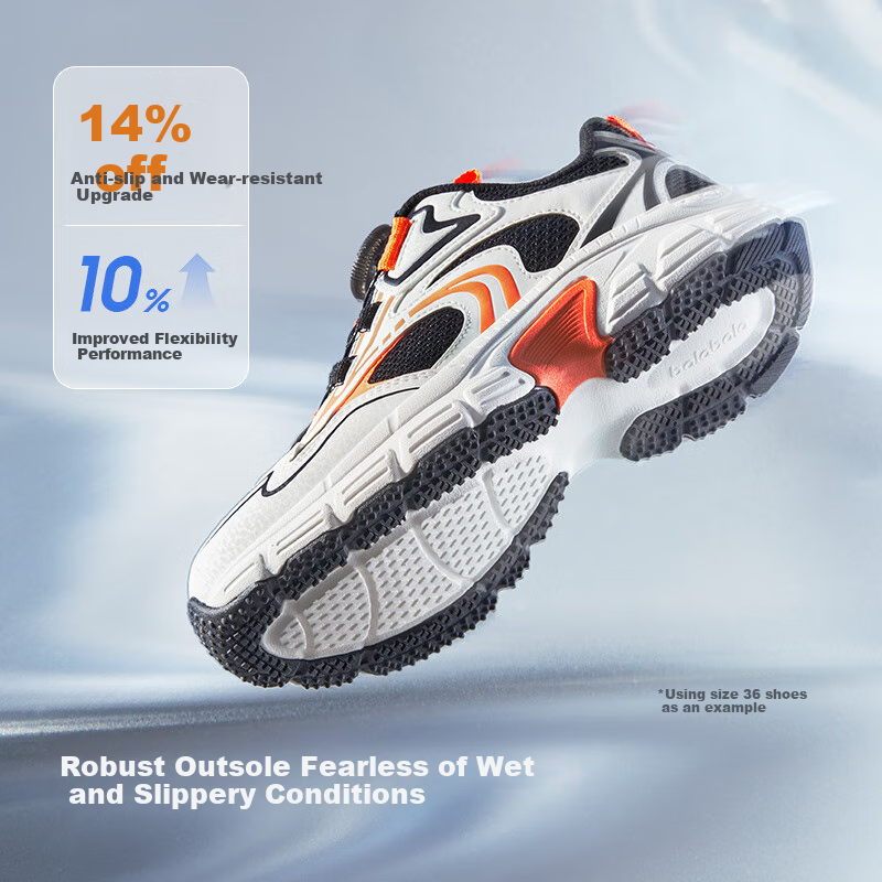 BALABALA Children's Sports Shoes for Boys And Girls, Non-Slip Breathable New Spring And Autumn Trendy Running Shoes 208325140207