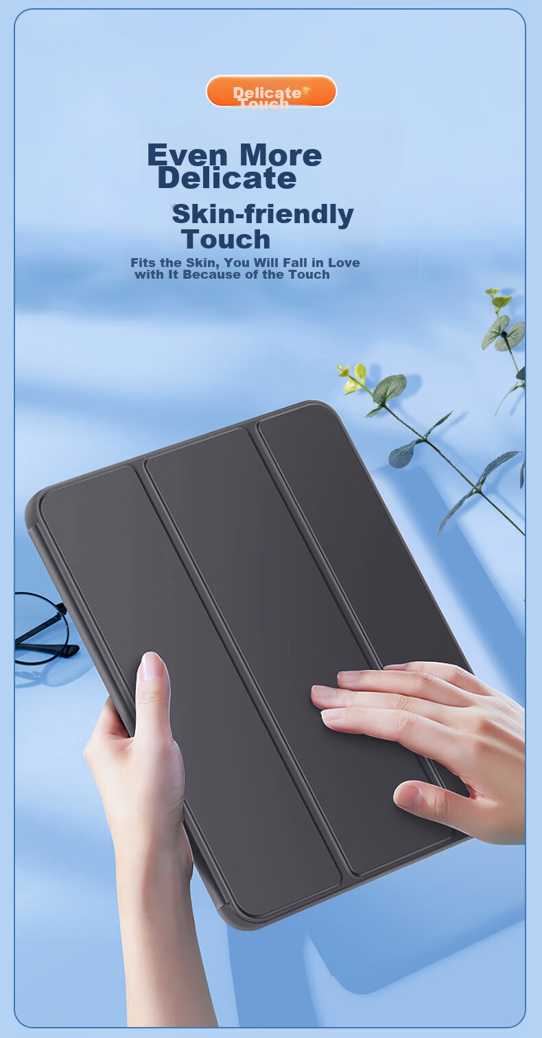 Kulefeng Compatible with Xiaomi Pad 7S Pro 12.5-Inch Protective Case, Xiaomi Pad 7S Pro 12.5-Inch Anti-Bend Shockproof Full Coverage Smart Leather Case, Tri-Fold Universal Fit 9