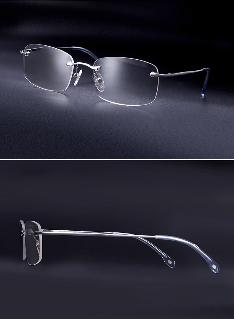 Laoyezi Anti-Blue Light Reading Glasses for Men And Women, Bifocal Ultra-Light Silver Frame 300 Degrees (For Ages 65-69) 8