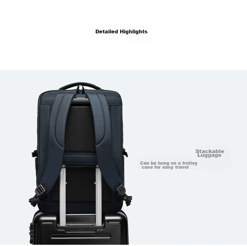 Xinxiuli Business Commute Backpack, Laptop Bag, 15.6-Inch Men's Backpack, Multifunctional Large Capacity, Eco-Friendly Antibacterial HS8 15