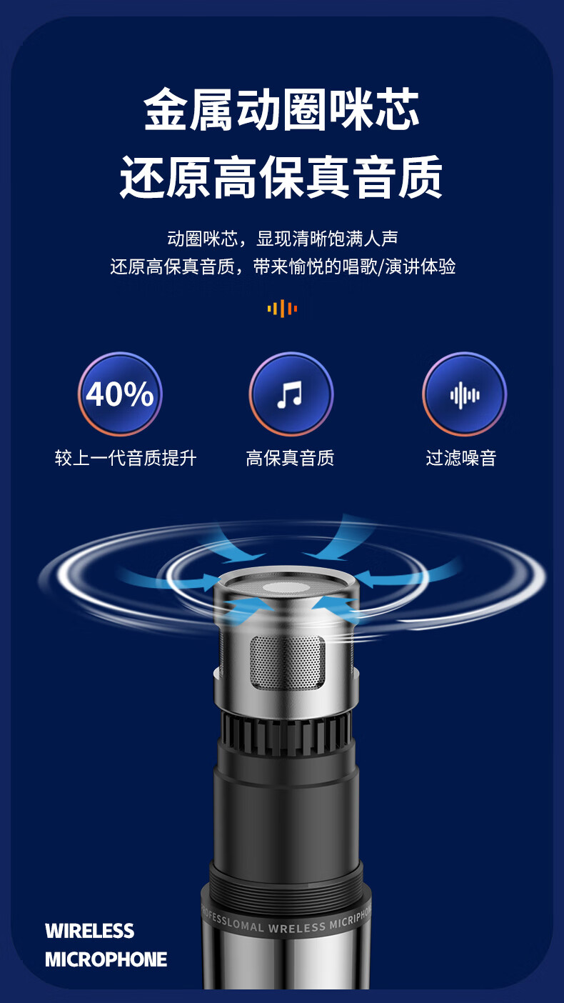 SAST Ok-189 Dual Wireless Microphones for Outdoor Square Dancing, Public Speaking, Conference Hosting, Home Karaoke, Versatile Microphones 7