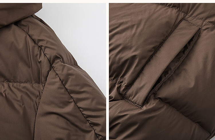 Dme [Urban Light Outdoor] Winter 400T Spring Yafang Pressure-Elastic Fluffy 90% Duck Down Puffer Jacket down Coat for Wome 8