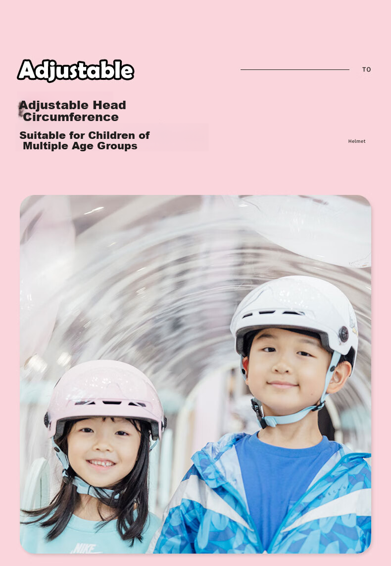 Xiaoan Children's Helmet, Electric Vehicle 3C Certified, Lightweight And Breathable, for Boys And Girls, Riding Half Helmet, Motorcycle And Electric Scooter Safety Helmet, Summer Helmet, SONGSHU 0811s 16